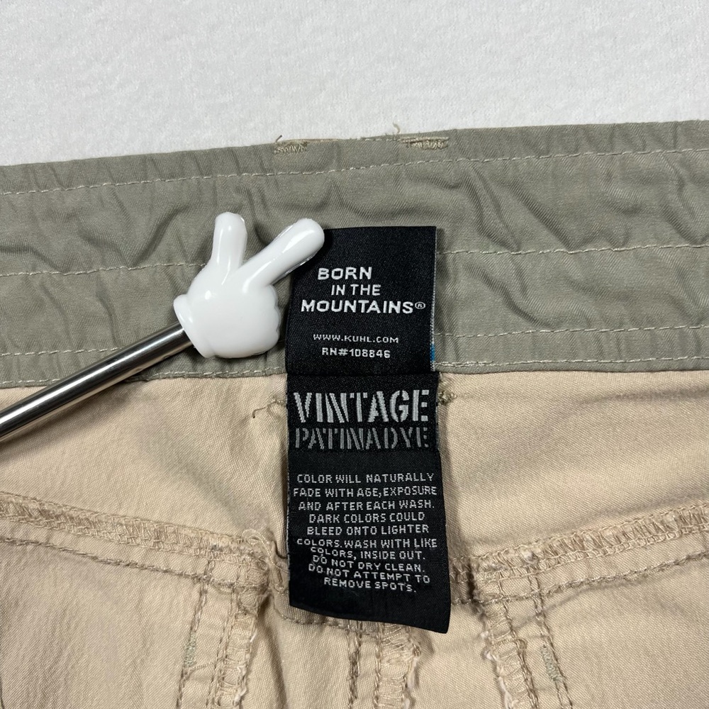 Kuhl RAMBLR Khakis Shorts Outdoor Hiking Mens Size 34 9” Inseam 8 Pocket - Picture 5 of 15